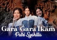 Poster lagu Gara Gara Ikam Oleh Putri Syahilla